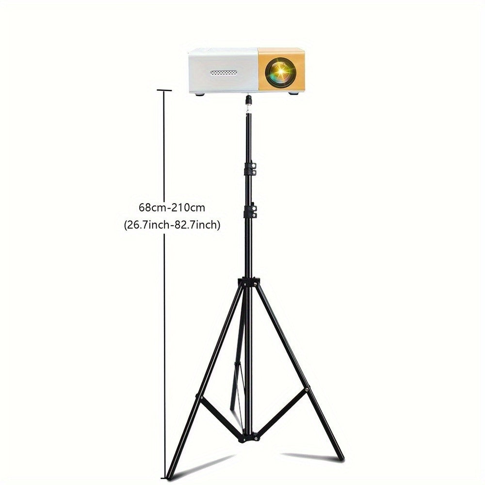 Adjustable Universal Projector Tripod – 43" to 82" Aluminum Stand for Projectors, Cameras & Phones
