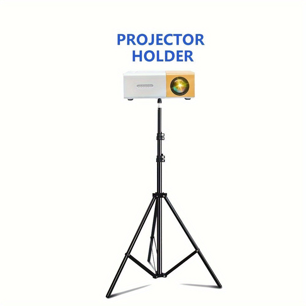 Adjustable Universal Projector Tripod – 43" to 82" Aluminum Stand for Projectors, Cameras & Phones