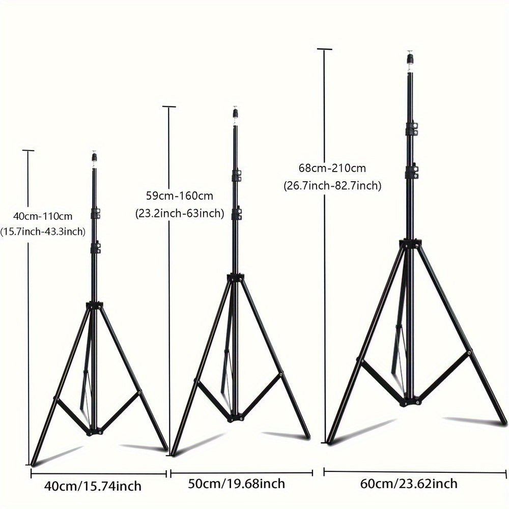 Adjustable Universal Projector Tripod – 43" to 82" Aluminum Stand for Projectors, Cameras & Phones