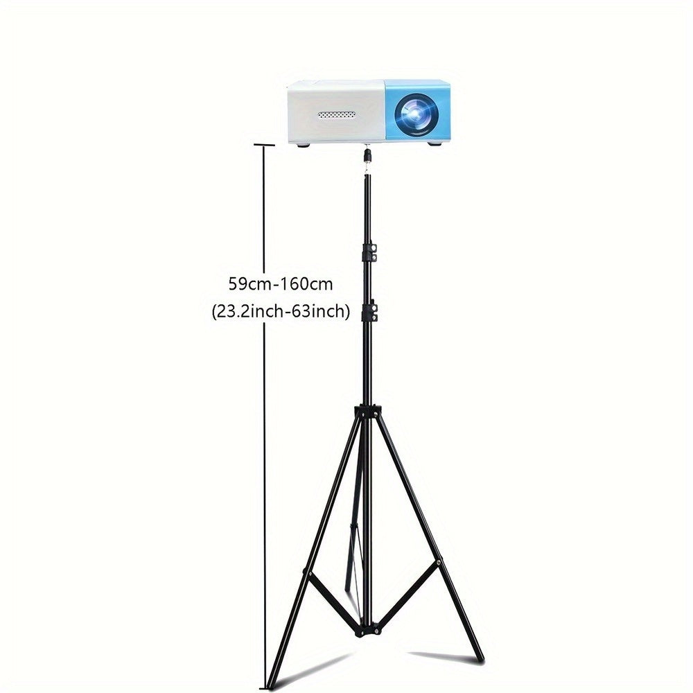 Adjustable Universal Projector Tripod – 43" to 82" Aluminum Stand for Projectors, Cameras & Phones