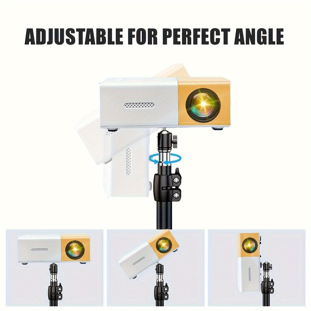 Adjustable Universal Projector Tripod – 43" to 82" Aluminum Stand for Projectors, Cameras & Phones