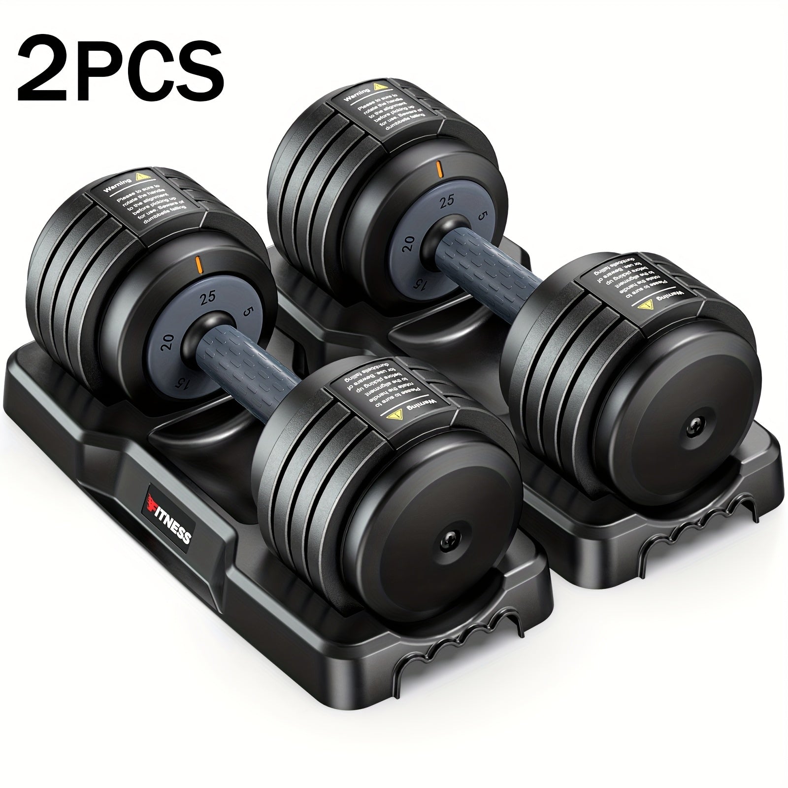 Adjustable Dumbbell Set 110lbs/50lbs – 5-in-1 Non-Slip Weight Set for Home Gym