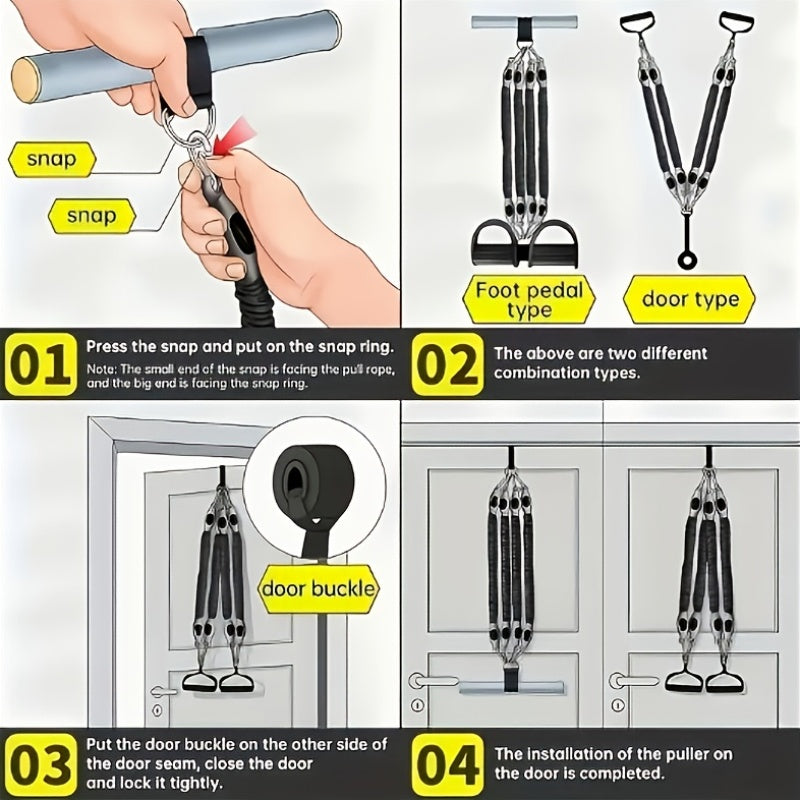 Multifunctional Pedal Puller – Adjustable Resistance Band for Home Fitness & Strength Training
