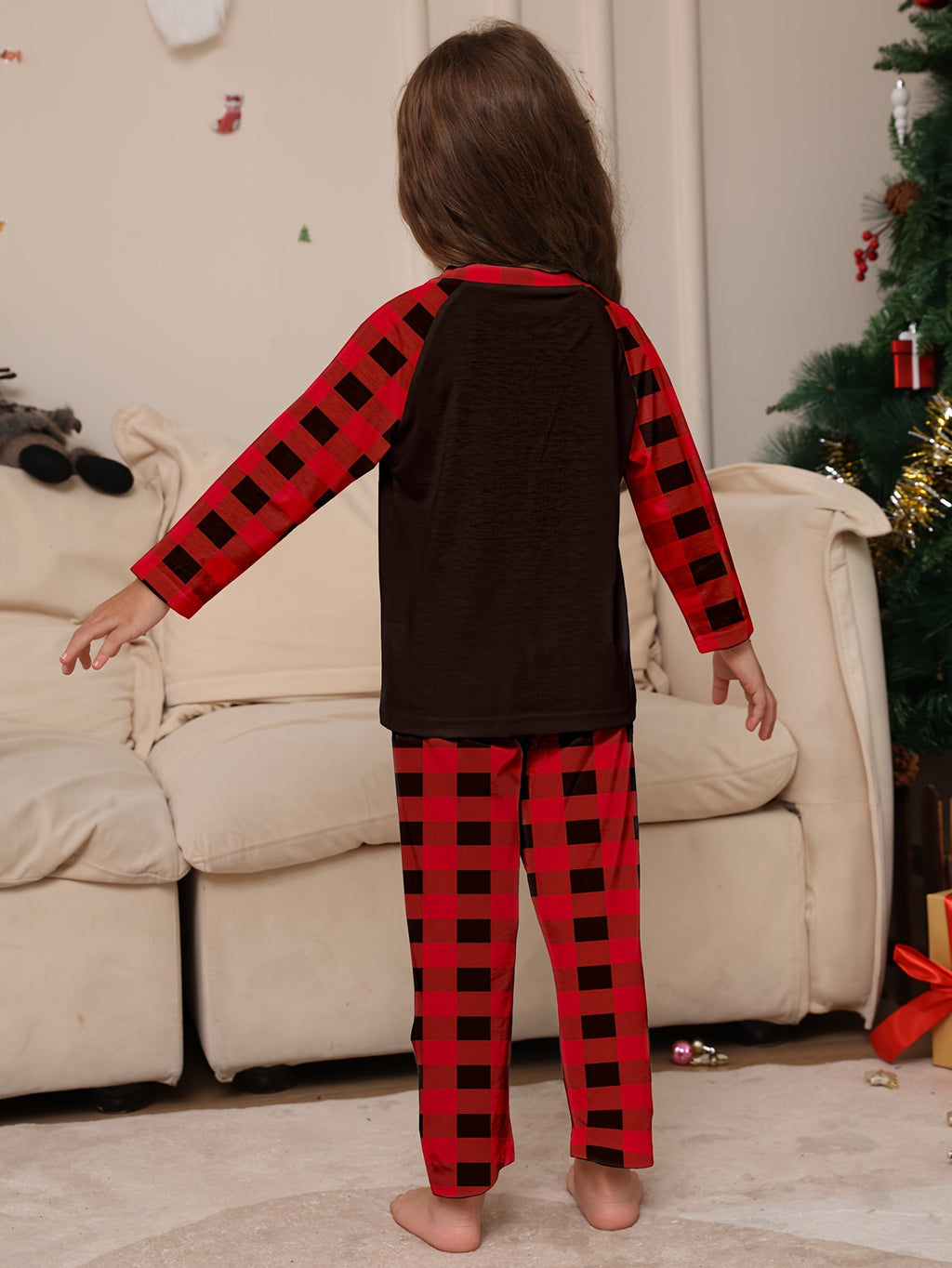 Family Matching Christmas Underwear Set – Holiday Plaid & Festive Prints for Parents & Kids