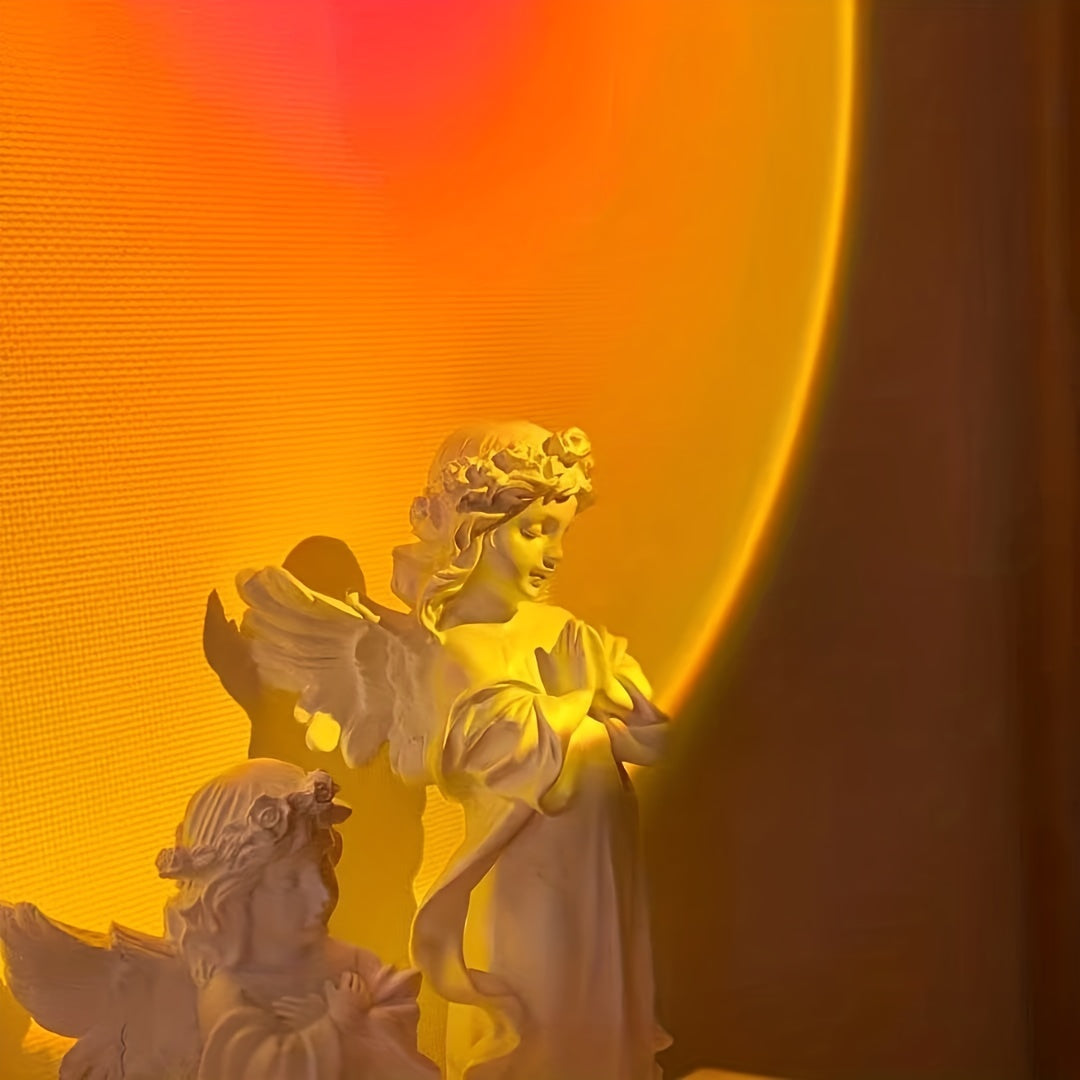 Sunset Projection Lamp – Romantic LED Ambient Light for Home Décor