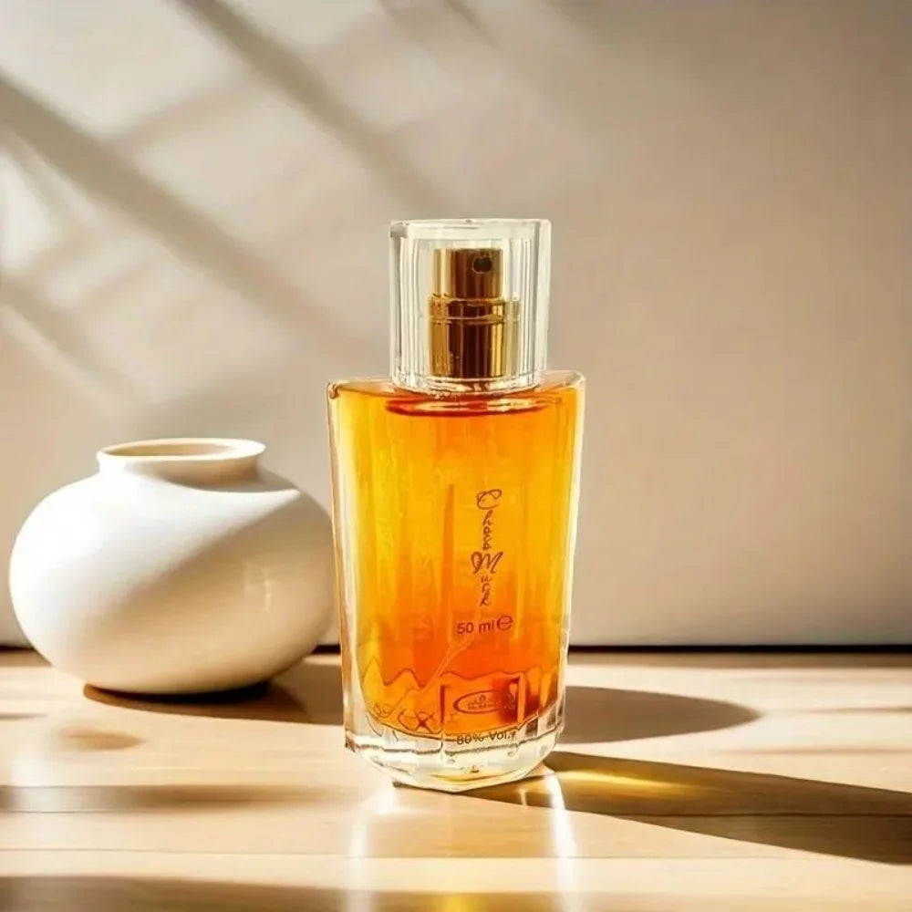 Crown Perfumes Enchanting Chocolate Musk perfume spray for women, sweet vanilla rose scent, 1.65oz, formaldehyde-free long-lasting fragrance