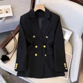 Women's Casual Loose Fit Blazer – Straight-Cut Fashion Suit Jacket