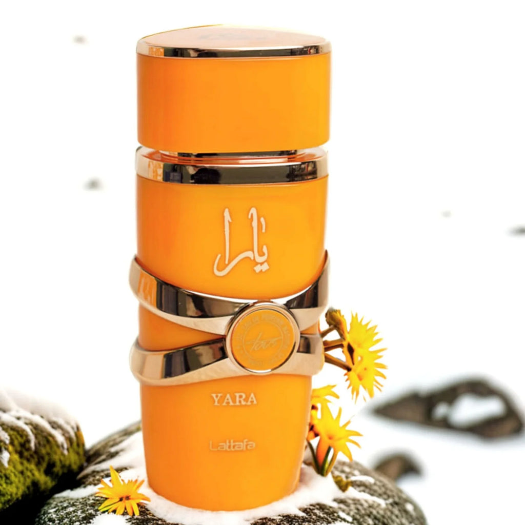 Lattafa Yara Tous Eau de Parfum spray for women, elegant spicy fragrance, warm notes, 3.4-ounce bottle perfect for gifting