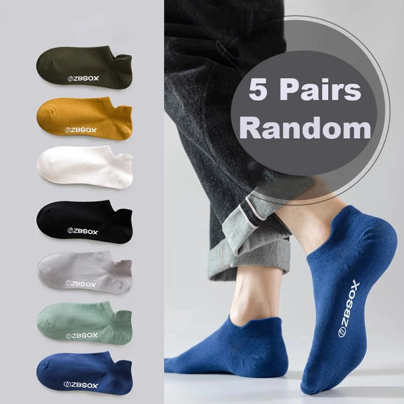 5 Pairs Men’s Vintage Athletic Socks – Fall & Winter Fun Fashion Crew Socks