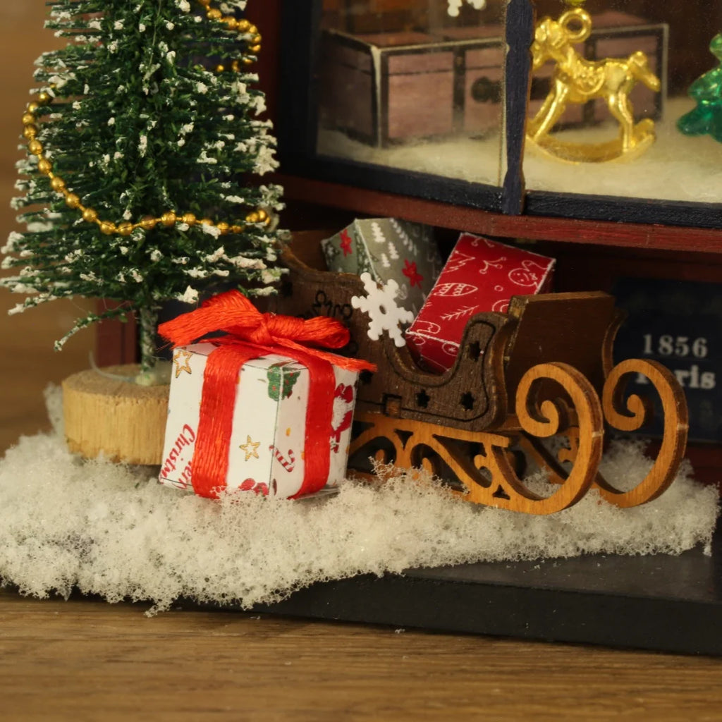 DIY Christmas Wonderland Miniature Kit – 3D Book Nook Gift Idea
