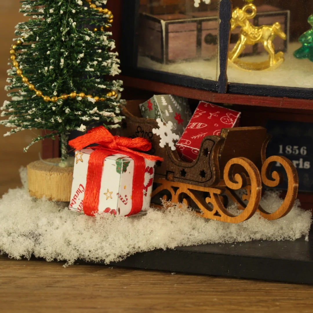 DIY Christmas Wonderland Miniature Kit – 3D Book Nook Gift Idea