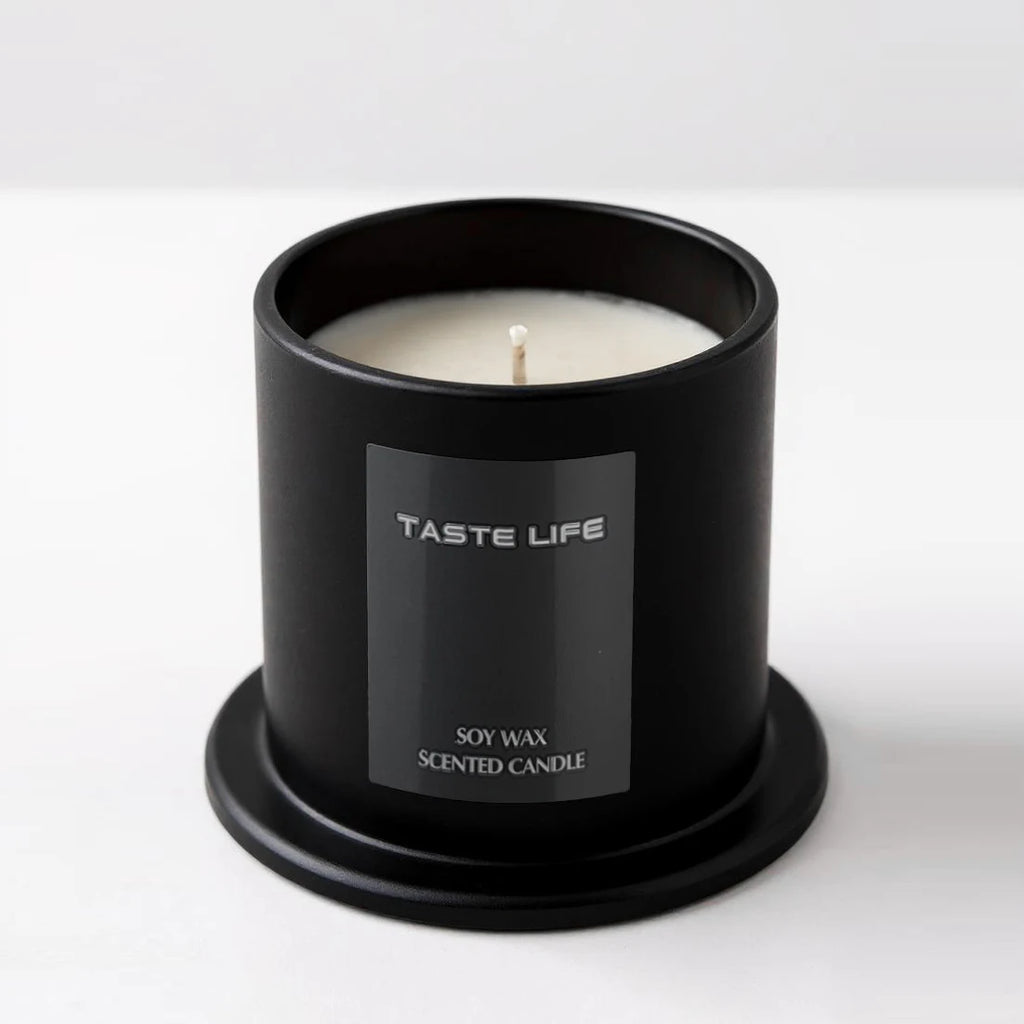 Premium Soy Wax Scented Candle with Glass Cloche – Smokeless Aromatherapy Candle for Home & Spa