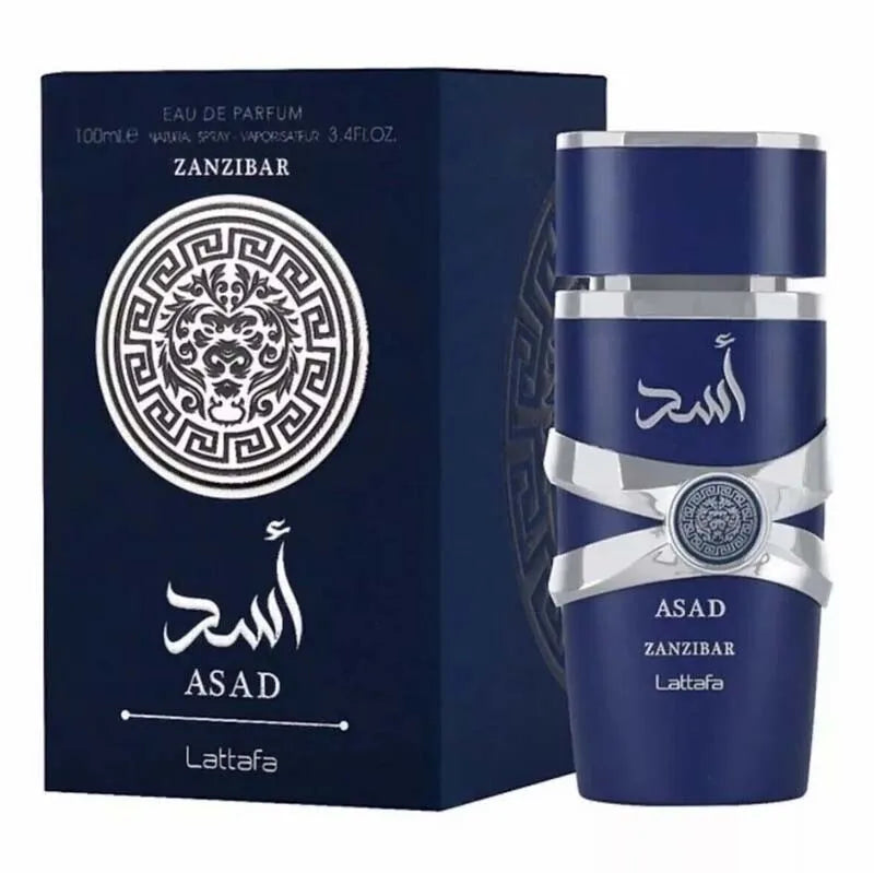 Asad by Lattafa – Unisex Eau de Parfum Spray 3.4oz | Bold & Long-Lasting Scent