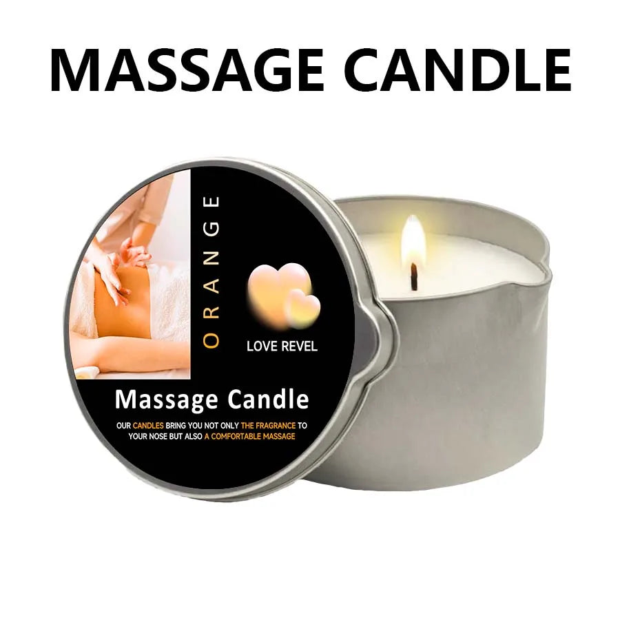 Sensual Massage Candle – 6 Essential Oil Scents | 1oz & 2oz with Pour Spout