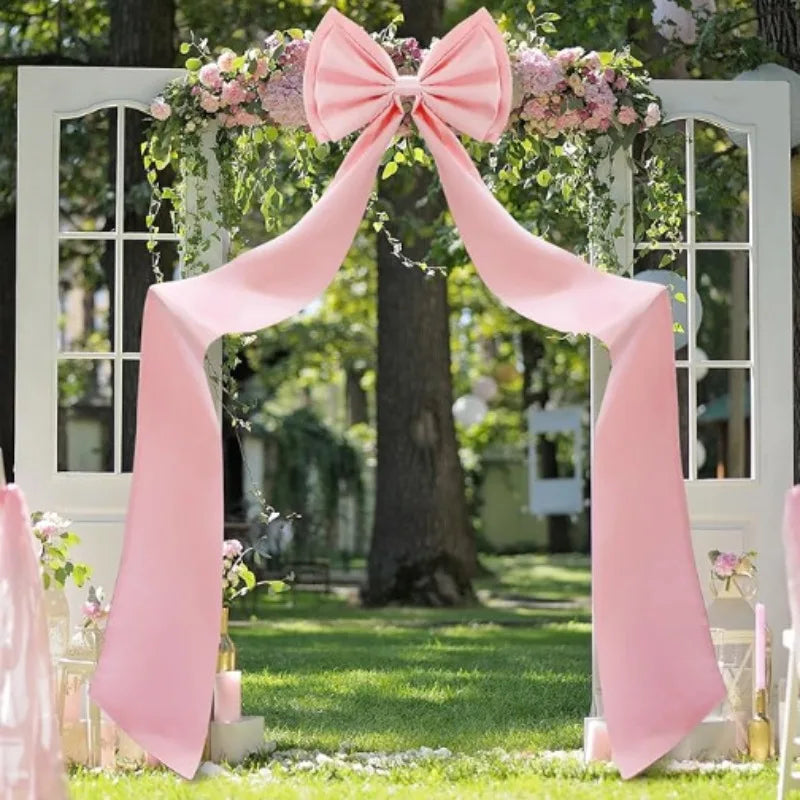 Super Large Satin Ribbon Bow – Giant Christmas Tree & Holiday Decor