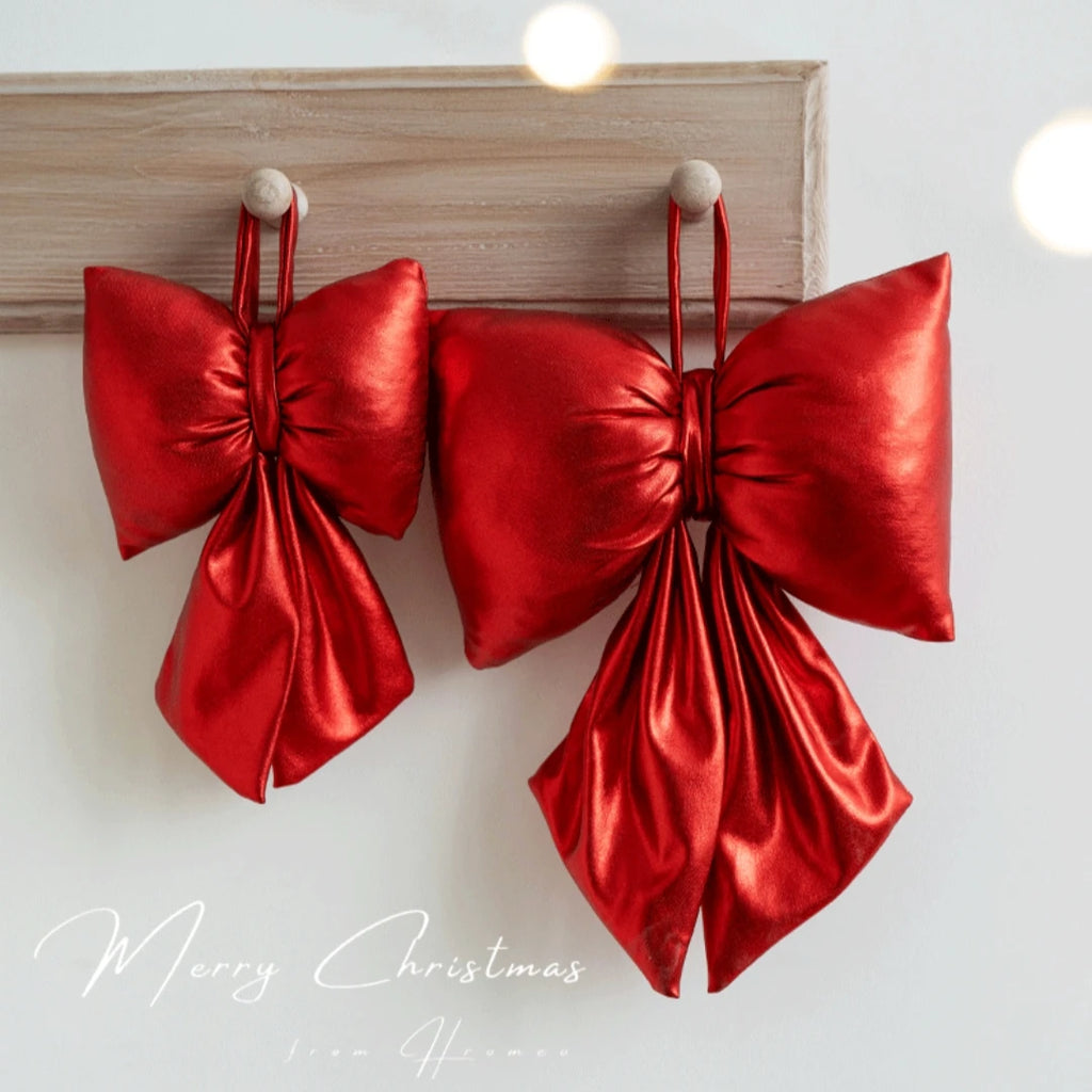 Christmas 3D Sequin Bow Decoration