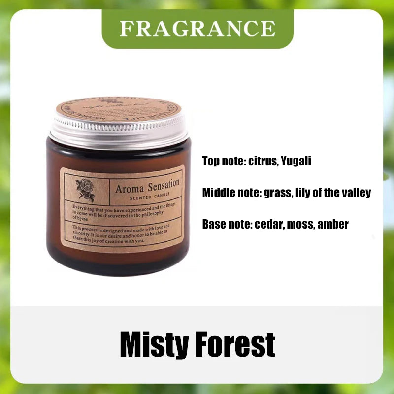 Smokeless Aromatic Soy Wax Candle – Handmade Scented Candle for Weddings & Parties