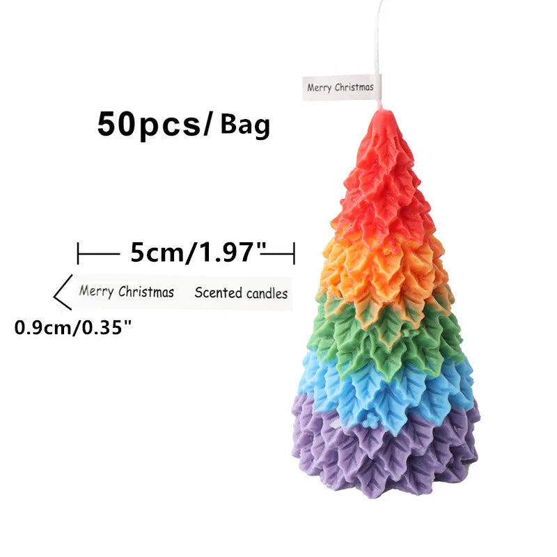 Self-Adhesive Candle Packaging Labels – Gift Box & Warning Seal Stickers