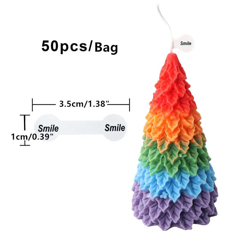 Self-Adhesive Candle Packaging Labels – Gift Box & Warning Seal Stickers