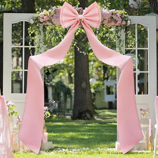 Super Large Satin Ribbon Bow – Giant Christmas Tree & Holiday Decor