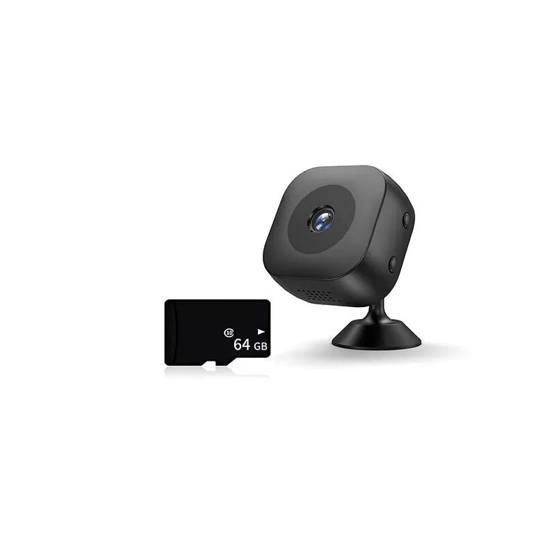 Mini 4K Security Camera – Full-Color Night Vision, Waterproof WiFi Surveillance