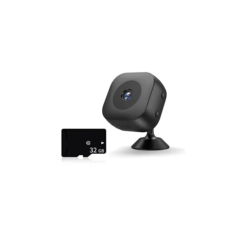 Mini 4K Security Camera – Full-Color Night Vision, Waterproof WiFi Surveillance