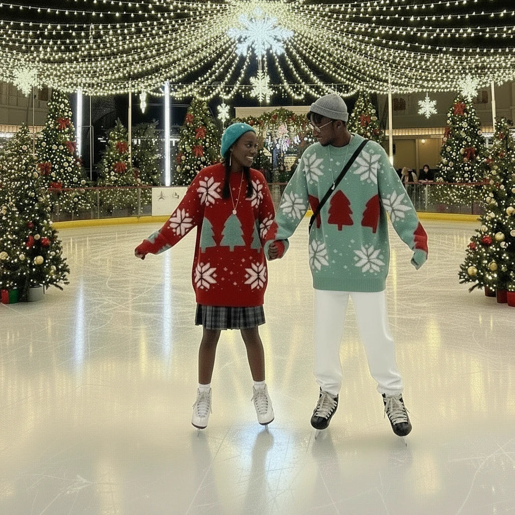 2025 Christmas Sweater – Cozy Loose Knit Winter Pullover