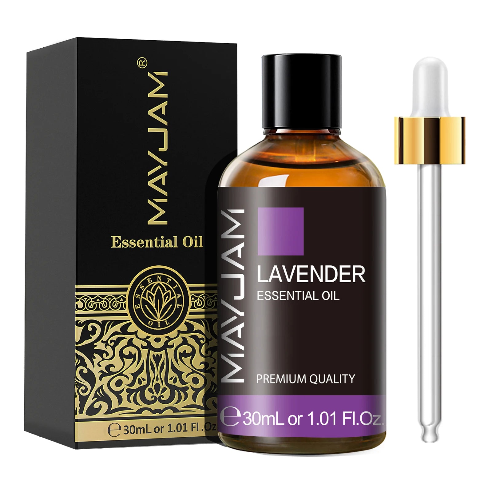 MAYJAM 30ml Aromatherapy Essential Oil – Lavender, Vanilla, Jasmine, Eucalyptus, Peppermint