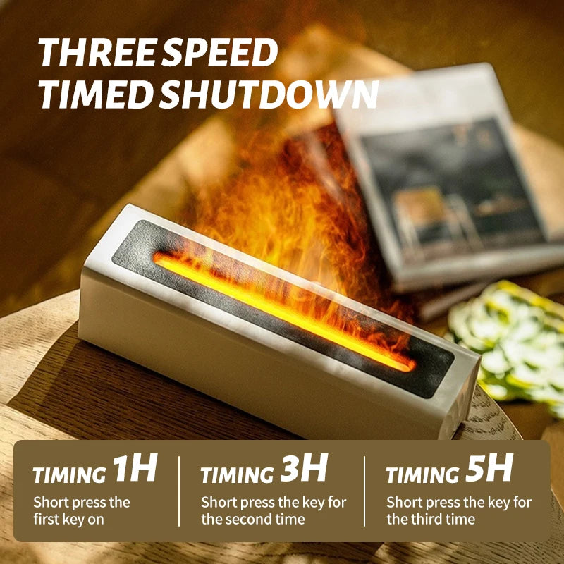 Wireless Flame Light Aroma Humidifier – 150ml Car & Home Diffuser