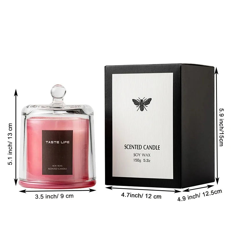 40-Hour Jar Scented Candle – Natural Soy Aromatherapy Candle for Home & Gifts