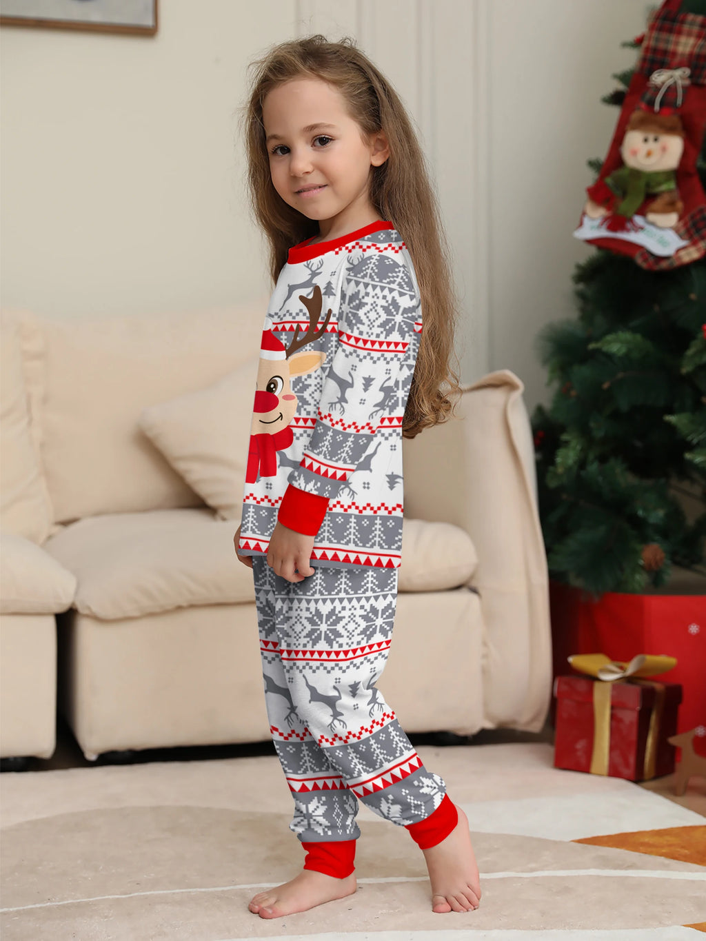 Family Matching Christmas Pajamas Set – Ugly Sweater Pattern Sleepwear