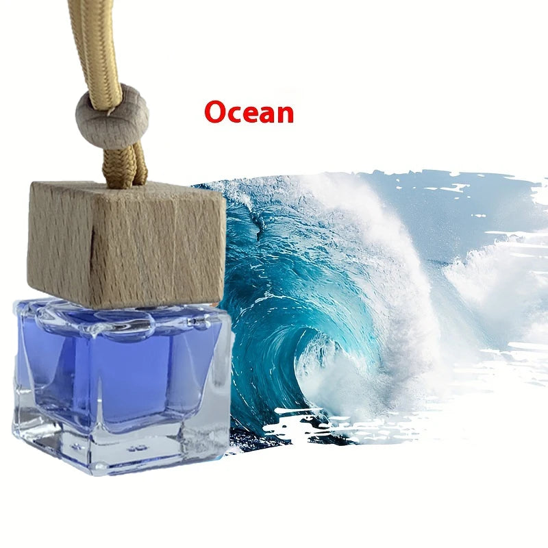 Car Perfume Pendant with Essential Oil – Universal Car Air Freshener Decoration