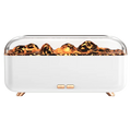 Simulated Flame Aroma Diffuser – LED Air Humidifier with Timer
