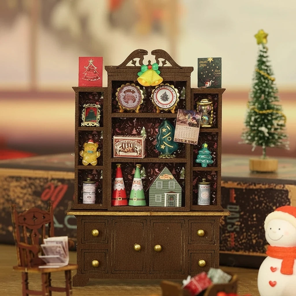 DIY Christmas Wonderland Miniature Kit – 3D Book Nook Gift Idea