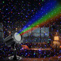 Christmas Projector Light Outdoor – Red & Green Star Shower Laser Garden Lights for Holiday Decoration