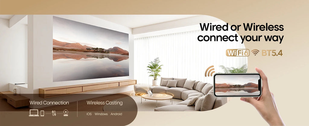 MAGCUBIC HY300 Pro 8K Projector – Smart Android 14 Home Theater with Dual WiFi6 & BT 5.0