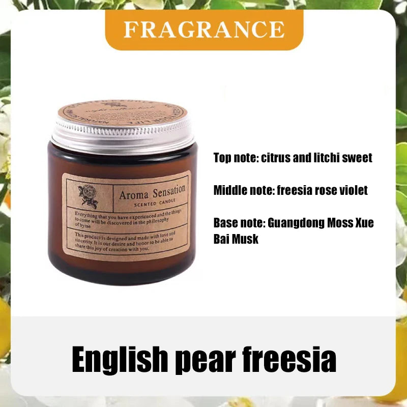 Smokeless Aromatic Soy Wax Candle – Handmade Scented Candle for Weddings & Parties