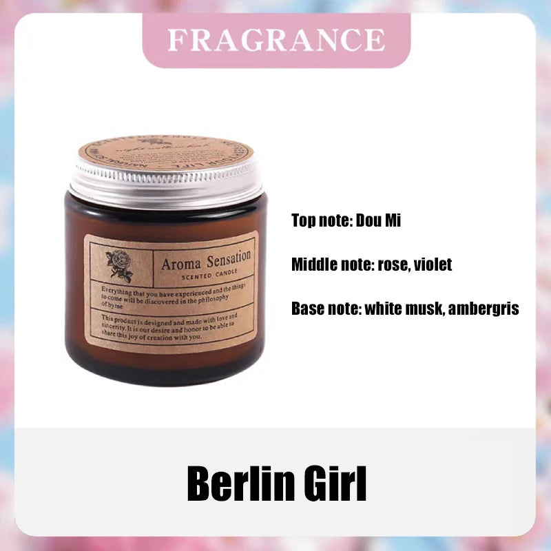 Smokeless Aromatic Soy Wax Candle – Handmade Scented Candle for Weddings & Parties