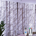 LED Christmas Fairy String Curtain Lights – 8 Modes USB Remote Holiday Decor for Home