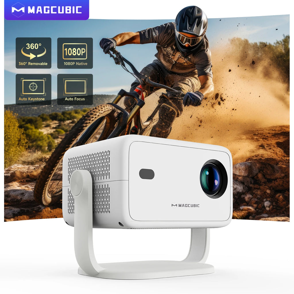Magcubic L018 8K Android Projector – 650 ANSI, Auto Focus, WiFi6 & BT5.4