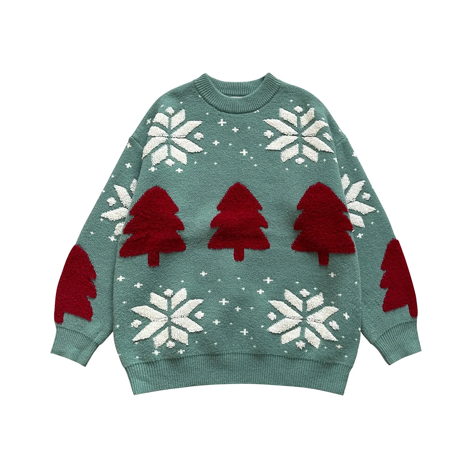 2025 Christmas Sweater – Cozy Loose Knit Winter Pullover