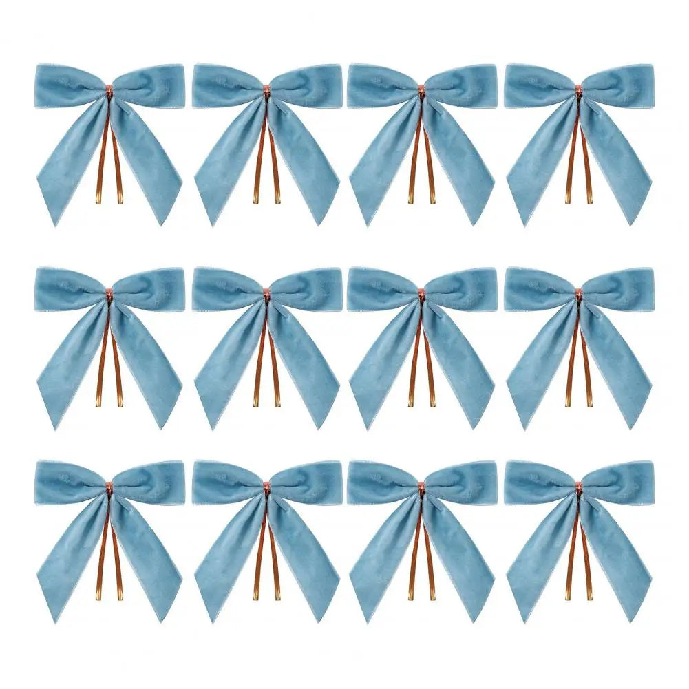 Christmas Bowknot Decoration – Exquisite Velvet Holiday Bows for DIY & Gifts