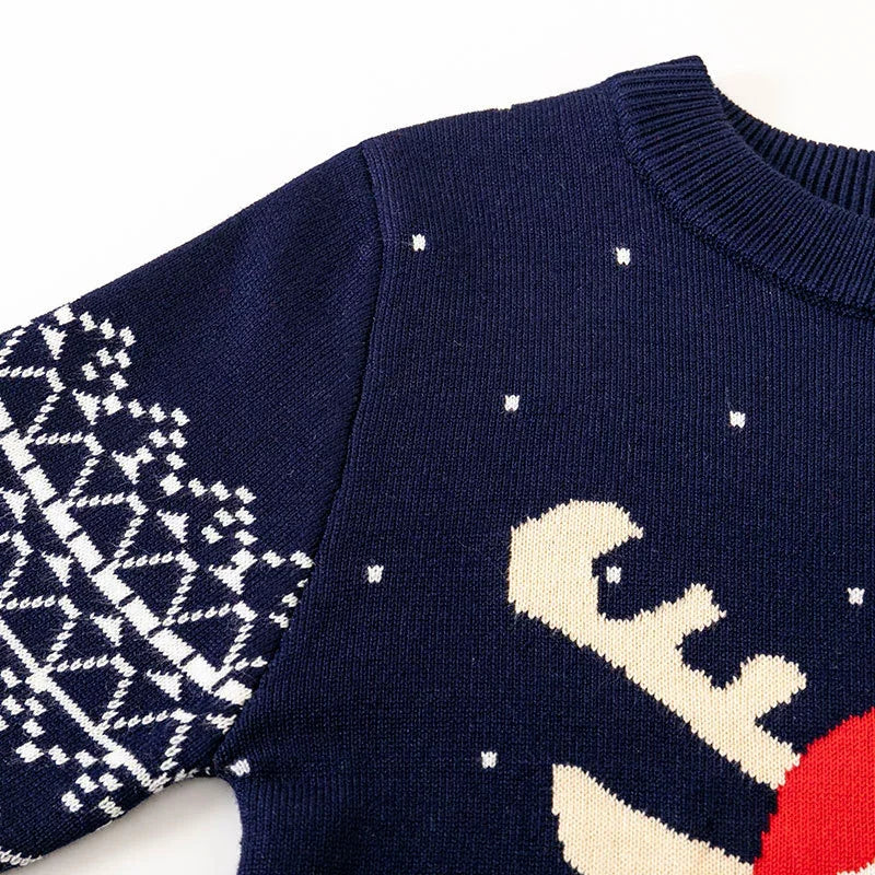 Cozy Kids Christmas Sweater – Warm Knitted Pullover for Boys & Girls