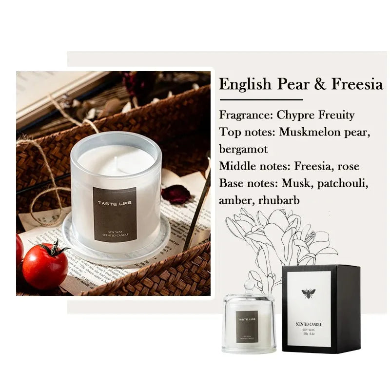 40-Hour Jar Scented Candle – Natural Soy Aromatherapy Candle for Home & Gifts