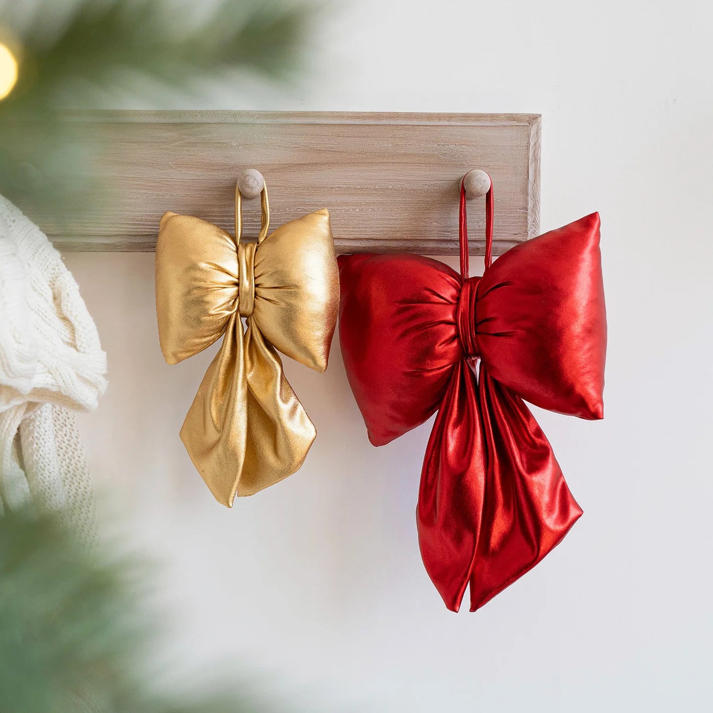 Christmas 3D Sequin Bow Decoration