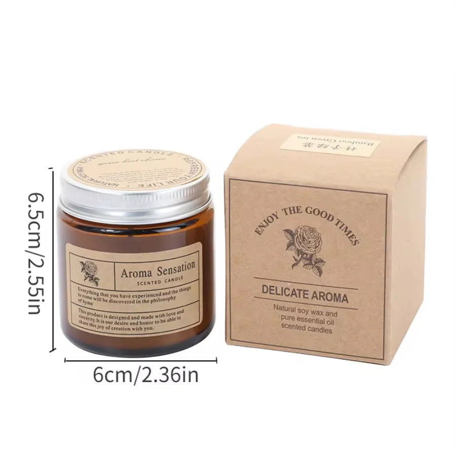 Smokeless Aromatic Soy Wax Candle – Handmade Scented Candle for Weddings & Parties