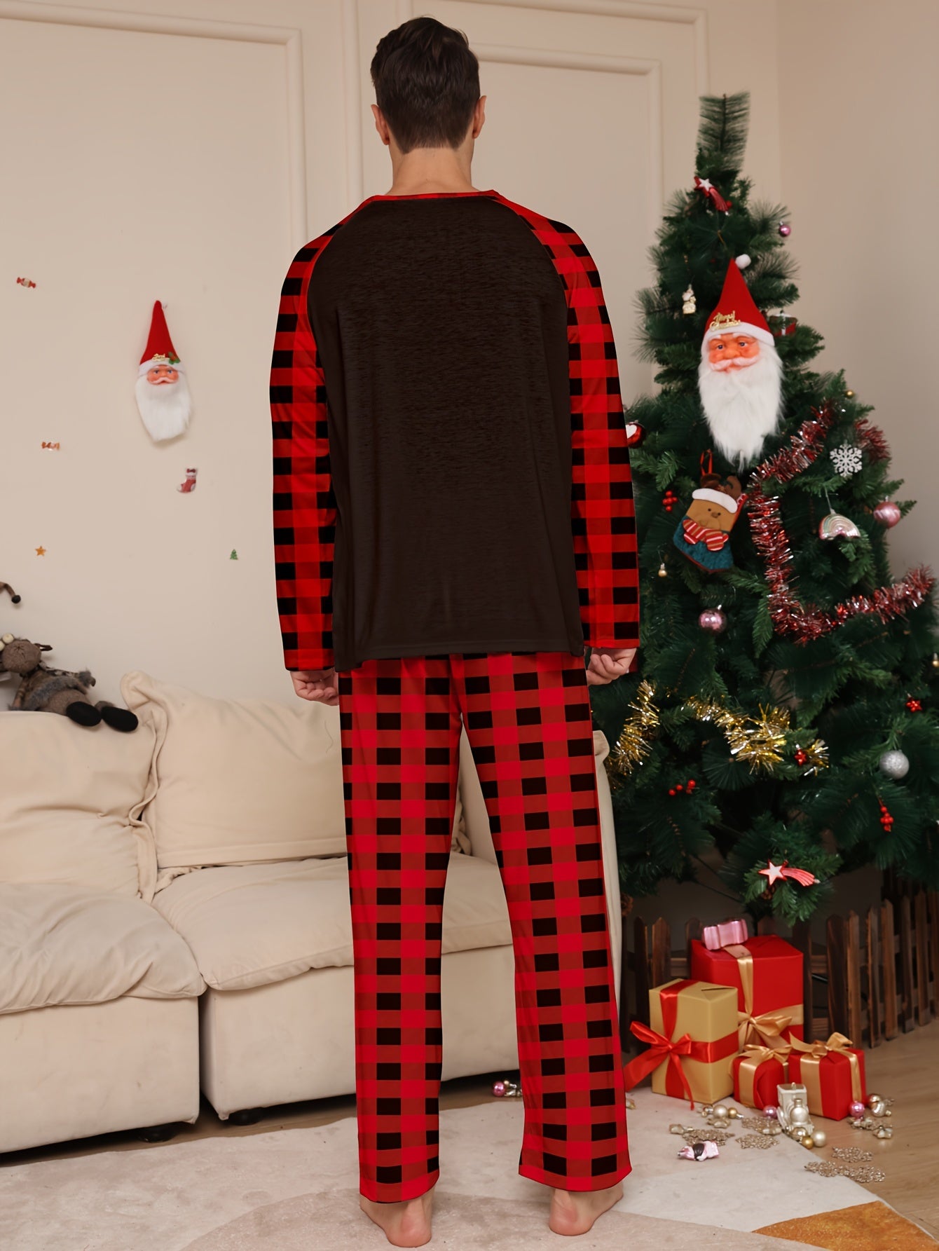 Family Matching Christmas Underwear Set – Holiday Plaid & Festive Prints for Parents & Kids