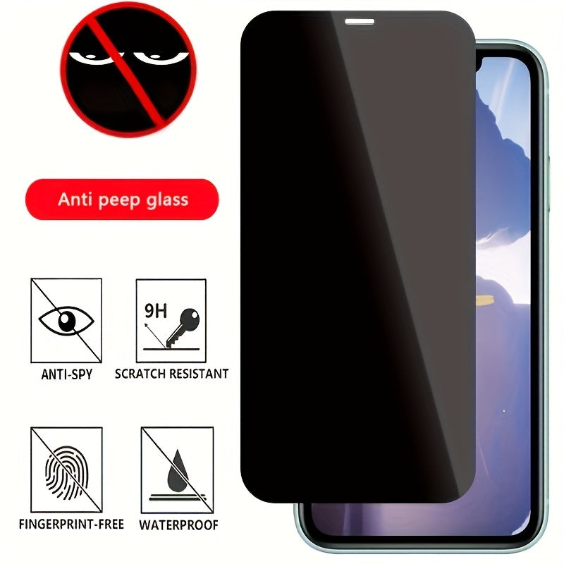 Privacy Screen Protector for iPhone – Anti-Spy Tempered Glass for iPhone 17 to 7 Series