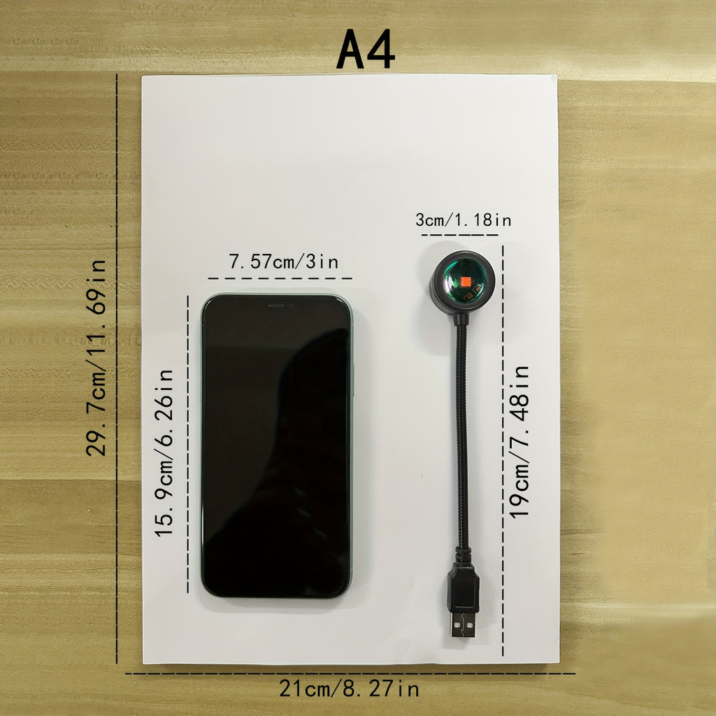 Sunset Projection Lamp – Romantic LED Ambient Light for Home Décor