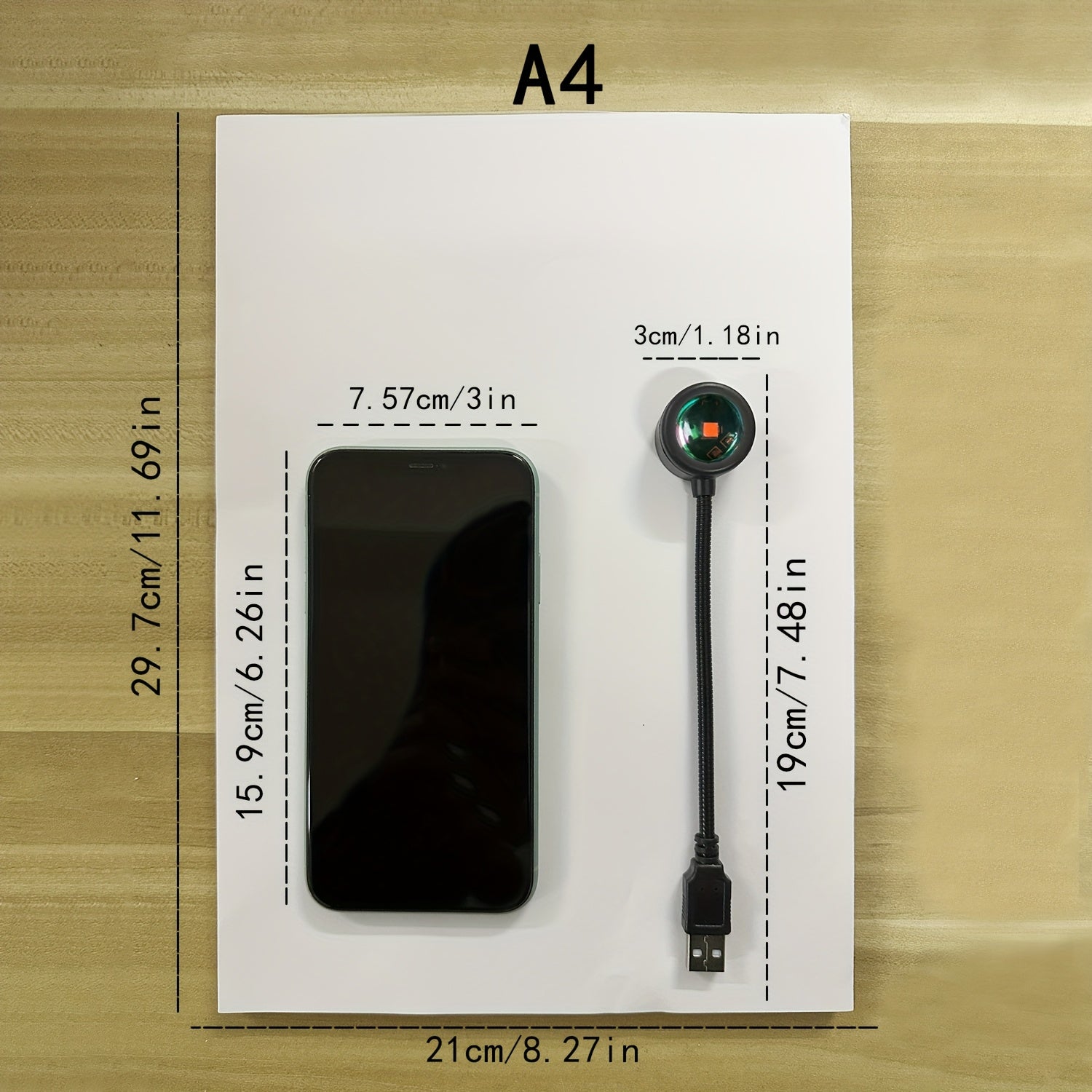 Sunset Projection Lamp – Romantic LED Ambient Light for Home Décor